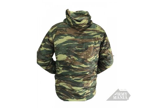 Μπουφάν Softshell Αδιάβροχο με Επένδυση Fleece Παραλλαγή Στρατού