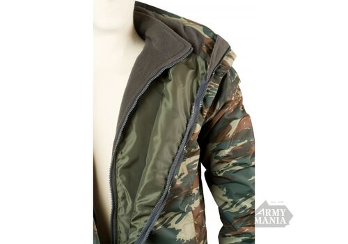 Μπουφάν Softshell Αδιάβροχο με Επένδυση Fleece Παραλλαγή Στρατού