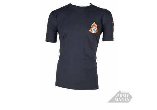 Μπλουζάκι Πυροσβεστικής μπλε Κεντημένο